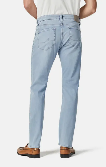 34 Heritage Cool Slim Leg Jeans In Bleached Refined