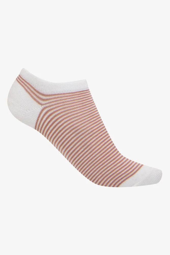 5 Pack Heart Low Cut Socks Light Pink