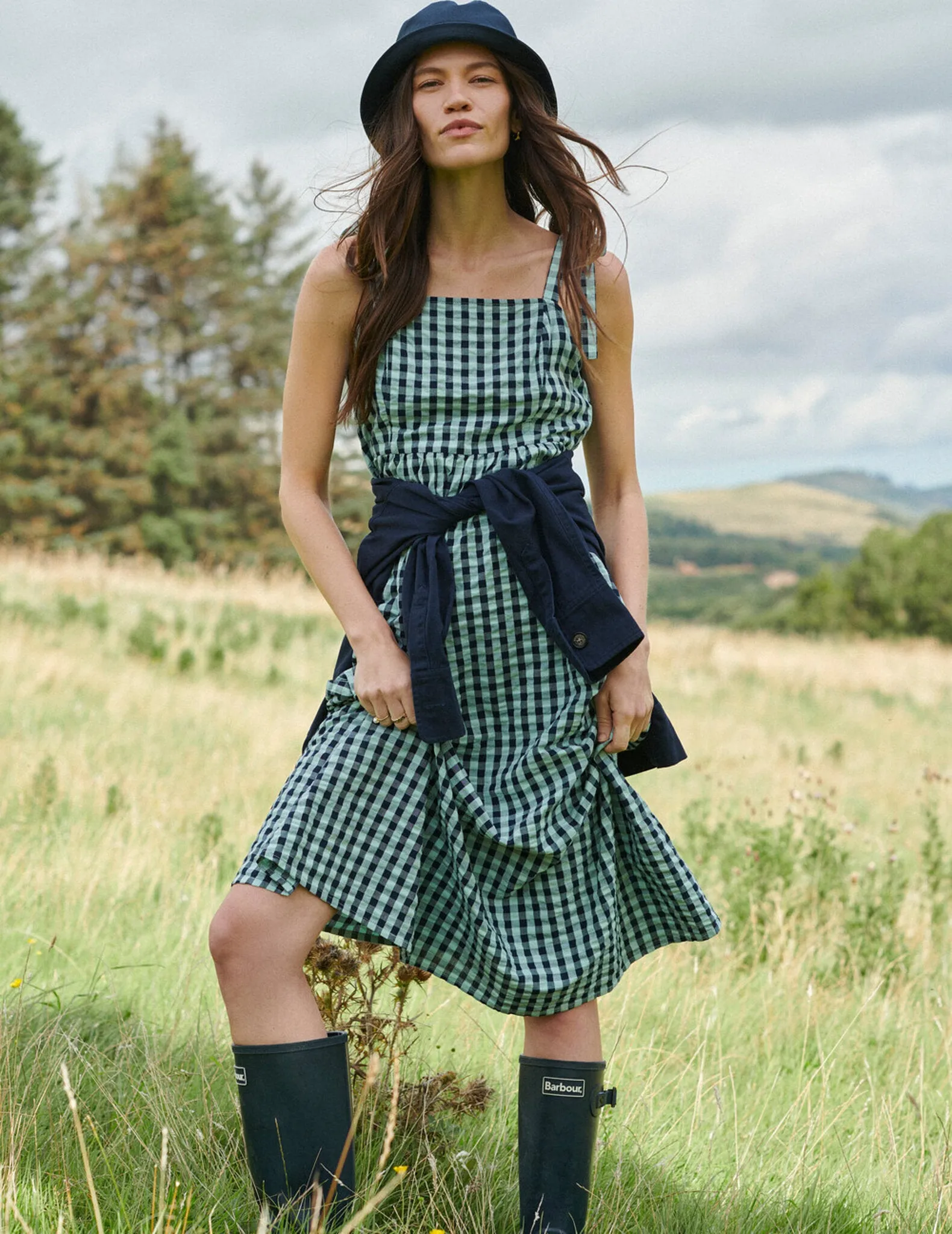 Abigail Gingham Midi Dress - Women's|-|Robe mi-longue Abigail Gingham - Femme