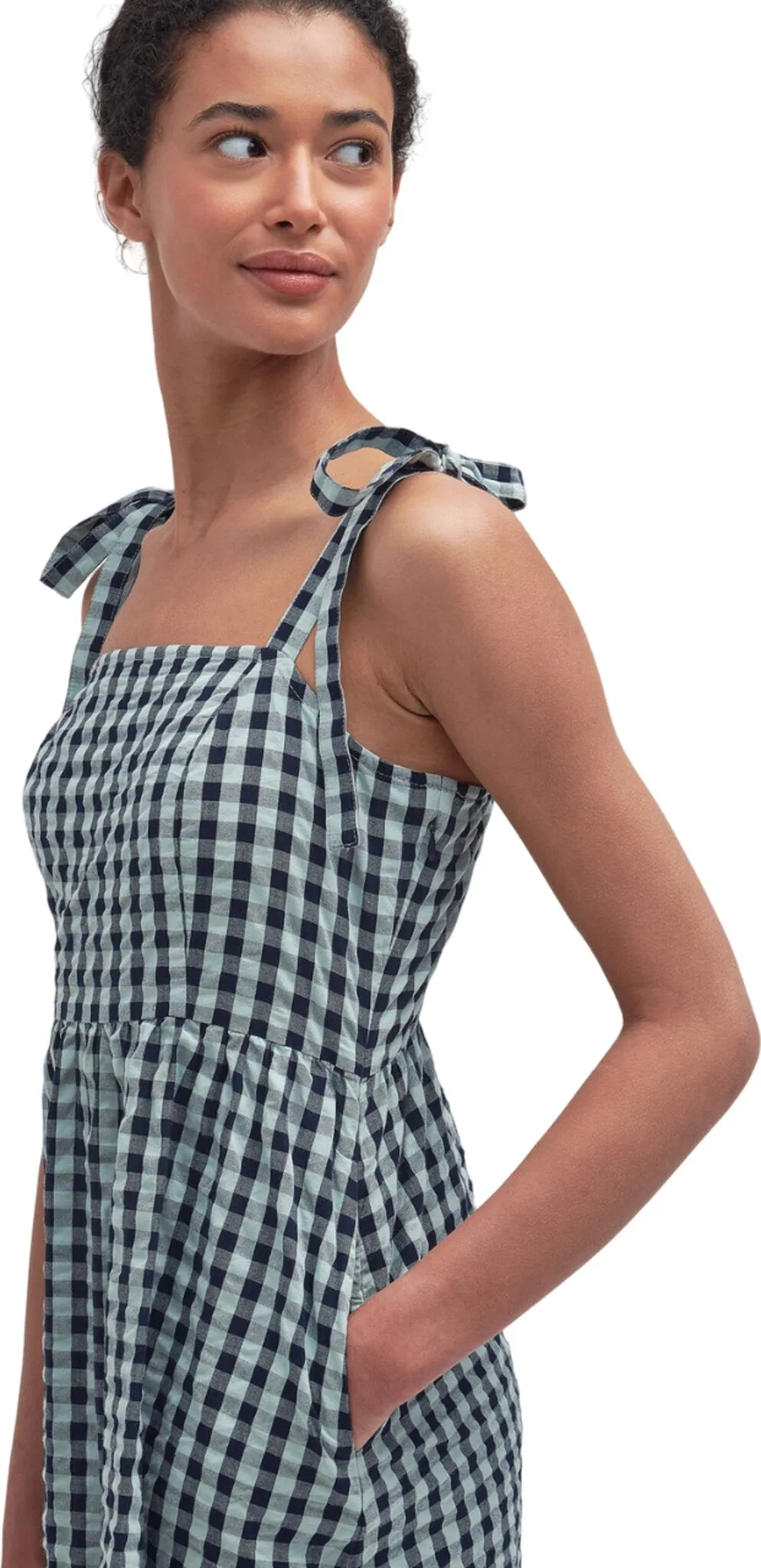 Abigail Gingham Midi Dress - Women's|-|Robe mi-longue Abigail Gingham - Femme