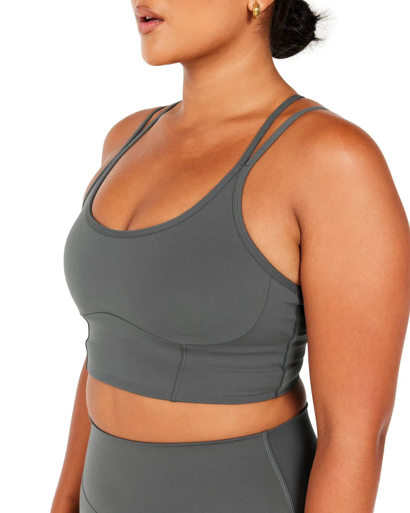 Aura Corset Bra - Cloud Grey