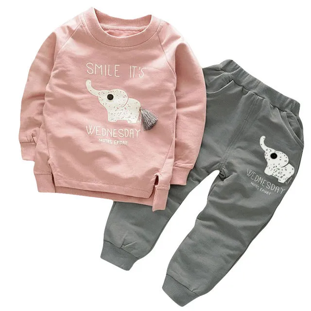 Autumn Winter Boys Clothes T-shirt Pant 2pcs Outfit Kids Clothes Boy Sport Suit Children Clothing