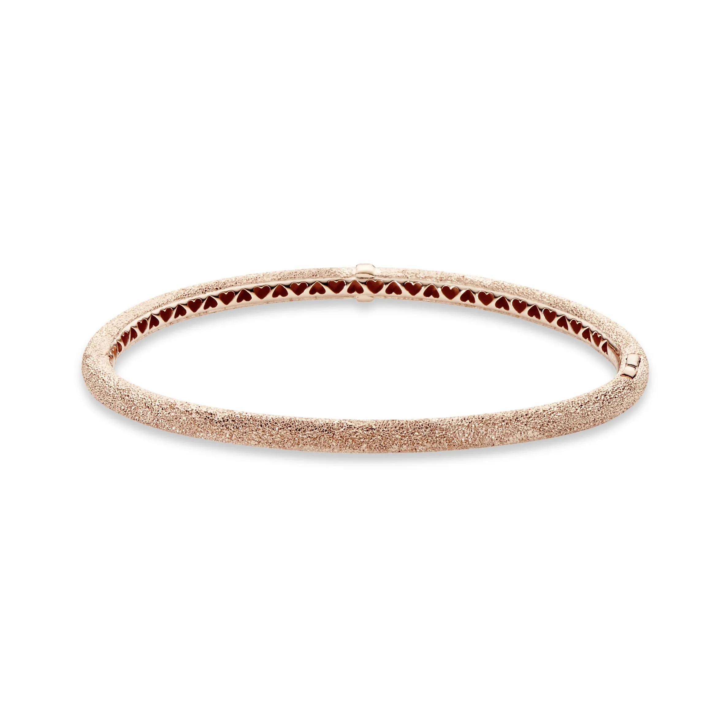 Bangle in diamond-pointed Pandora Rose