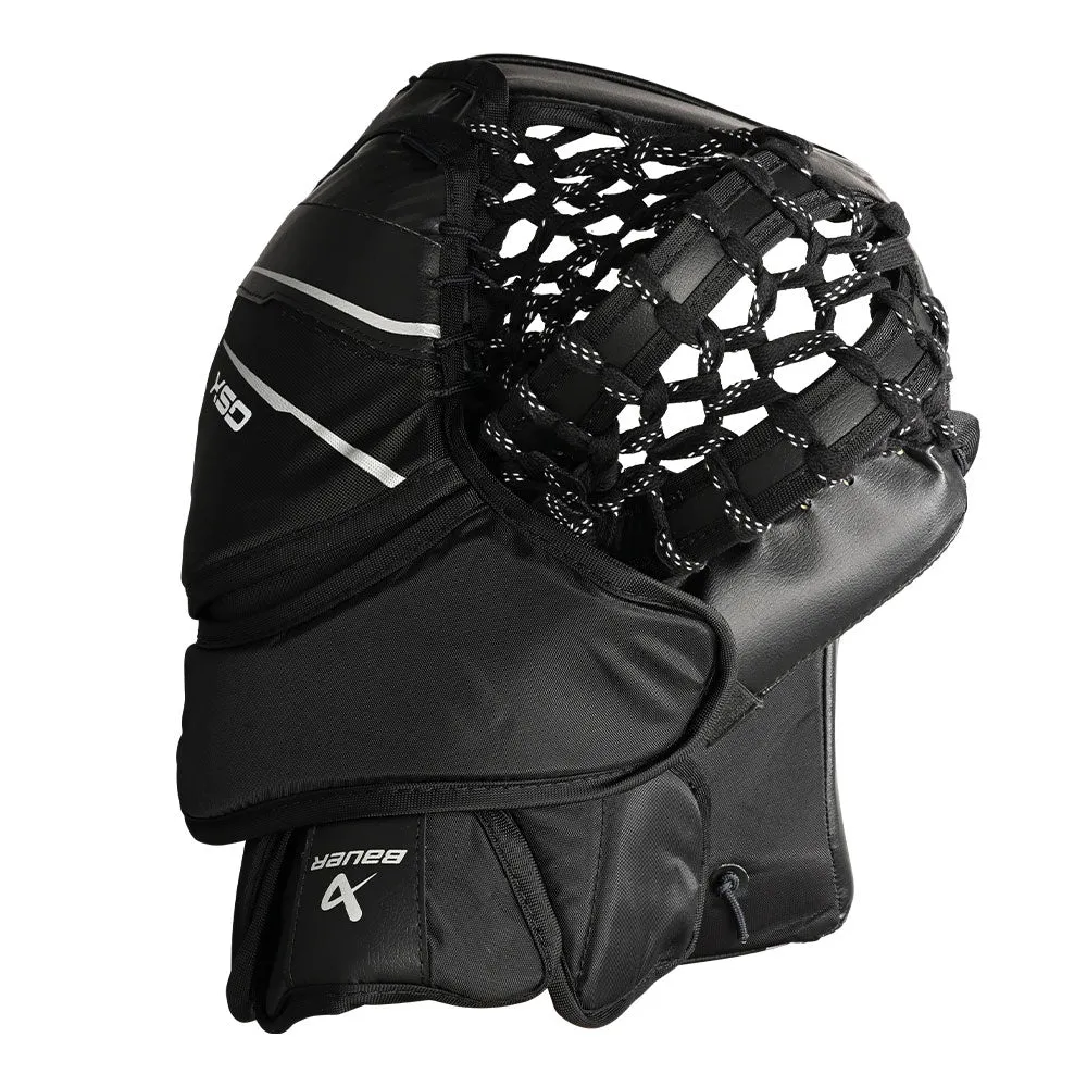 BAUER GSX GEN II BLACK JUNIOR GOALIE CATCHER - REGULAR