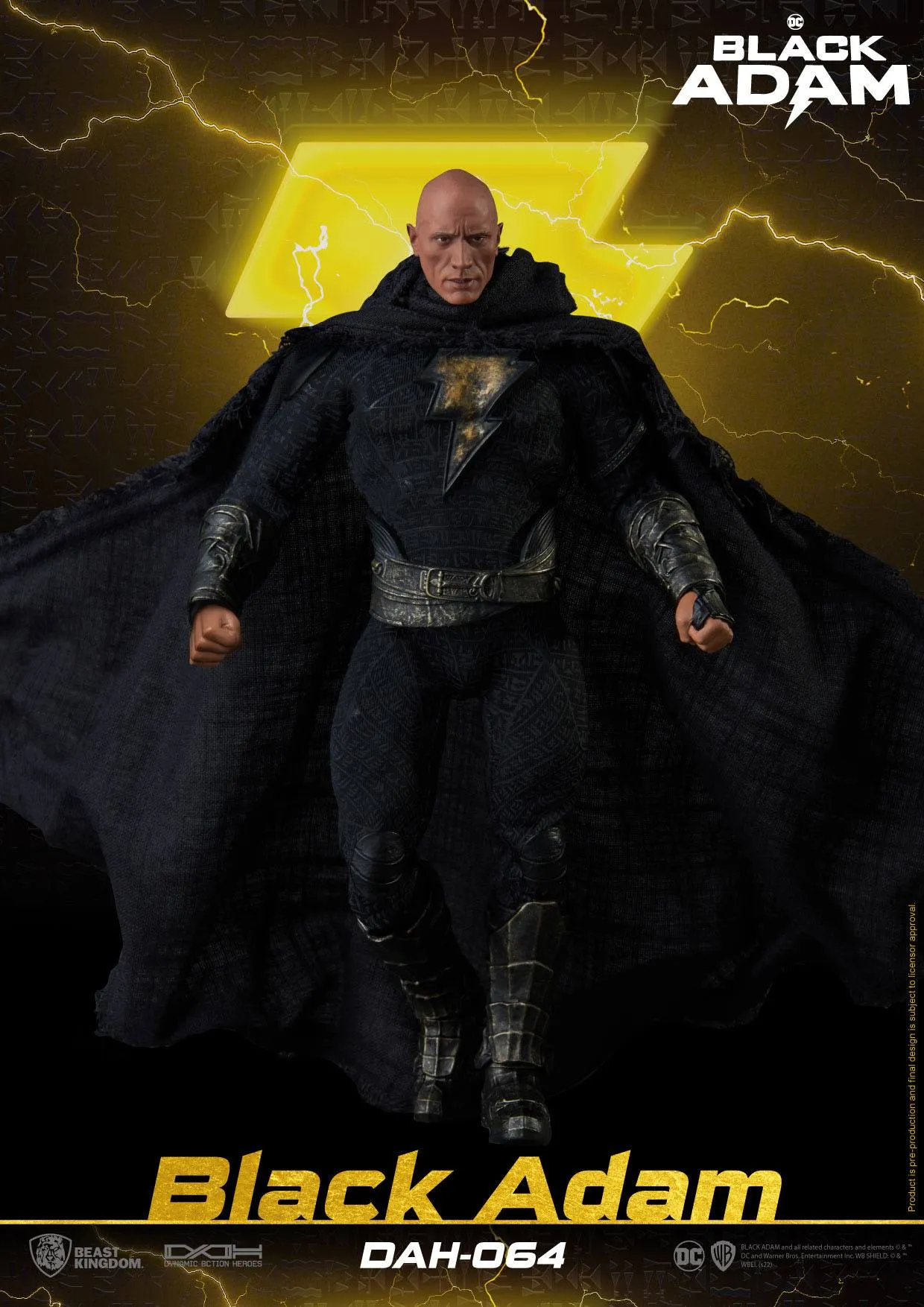 Beast Kingdom Black Adam Dynamic 8ction Heroes Black Adam 1/9 Action Figure