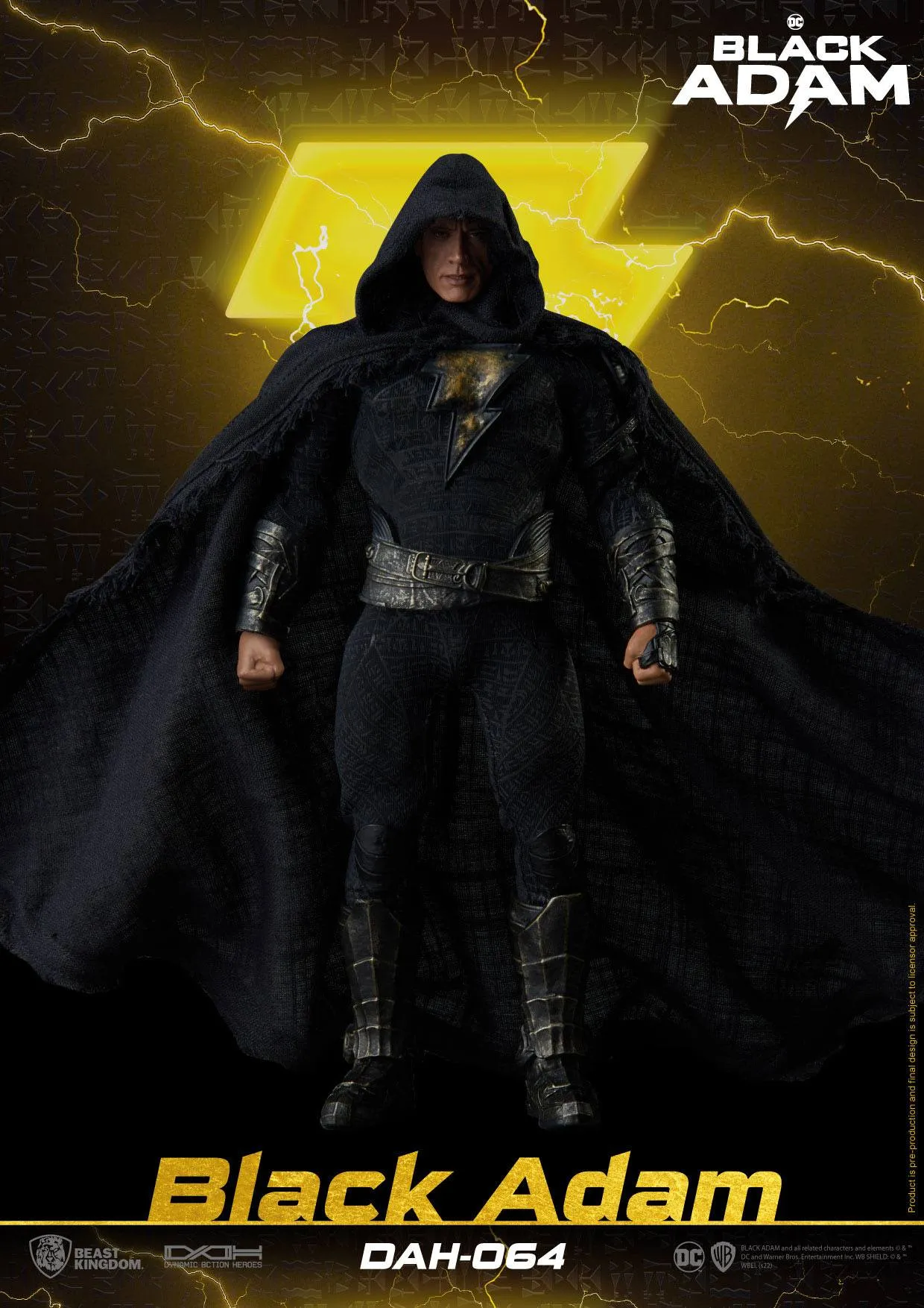 Beast Kingdom Black Adam Dynamic 8ction Heroes Black Adam 1/9 Action Figure