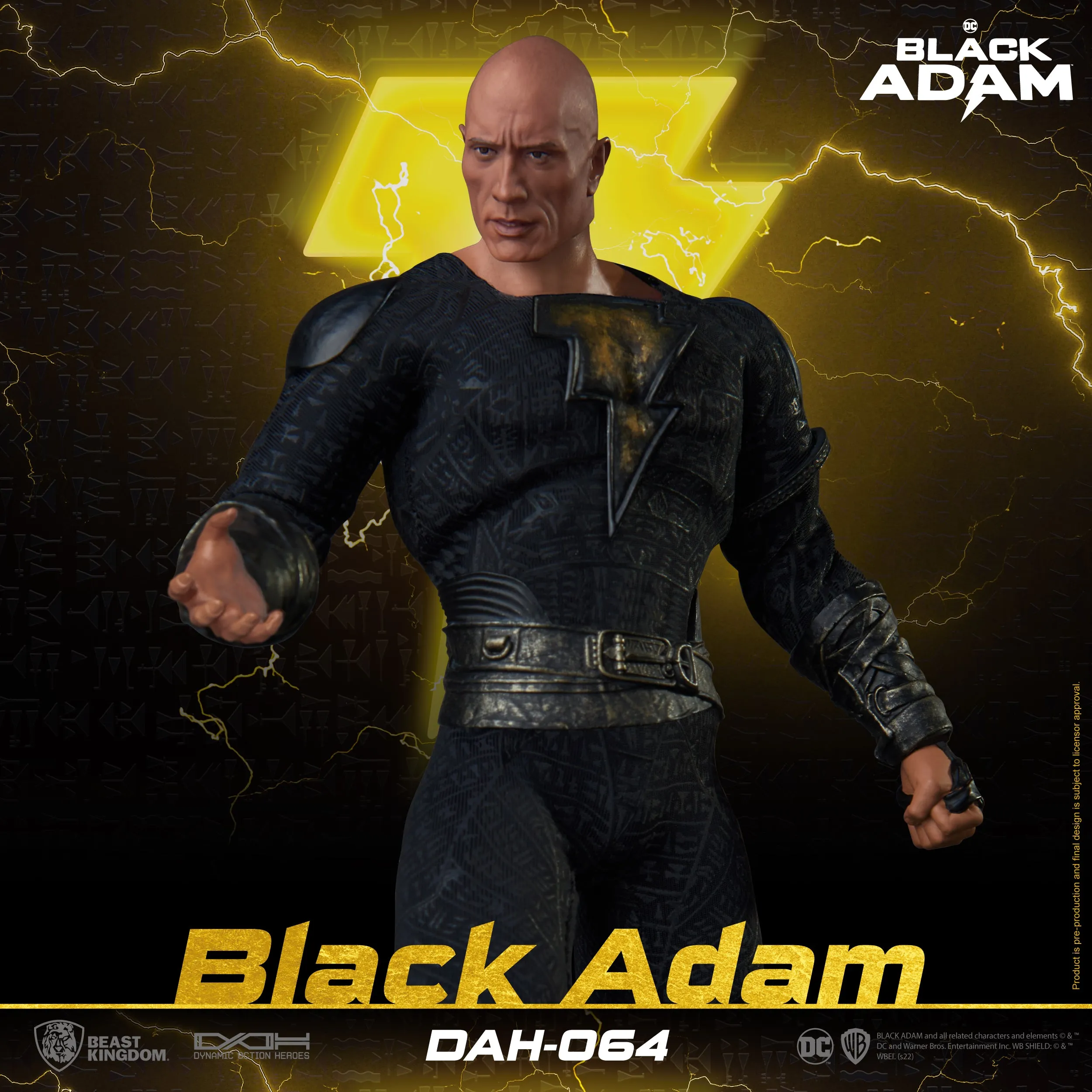 Beast Kingdom DAH-064 DC Black Adam 1:9 Scale Dynamic 8ction Heroes Action Figure