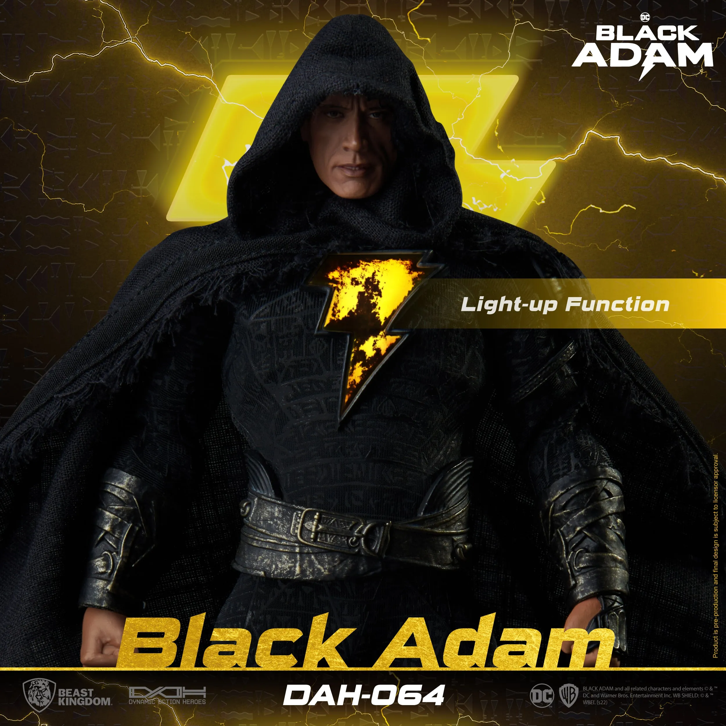 Beast Kingdom DAH-064 DC Black Adam 1:9 Scale Dynamic 8ction Heroes Action Figure