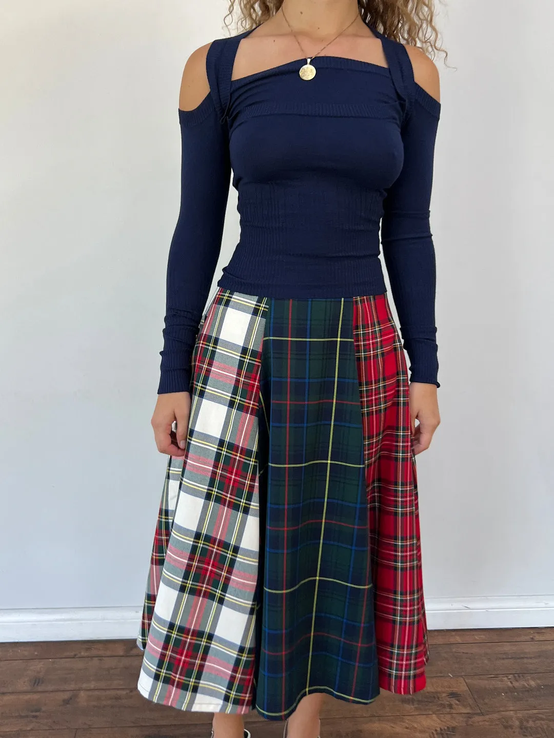 Berkley Skirt - Plaid Combo