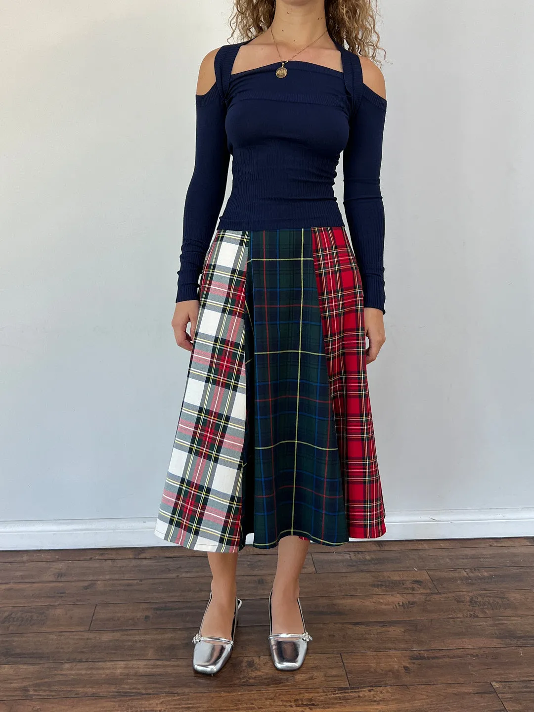 Berkley Skirt - Plaid Combo