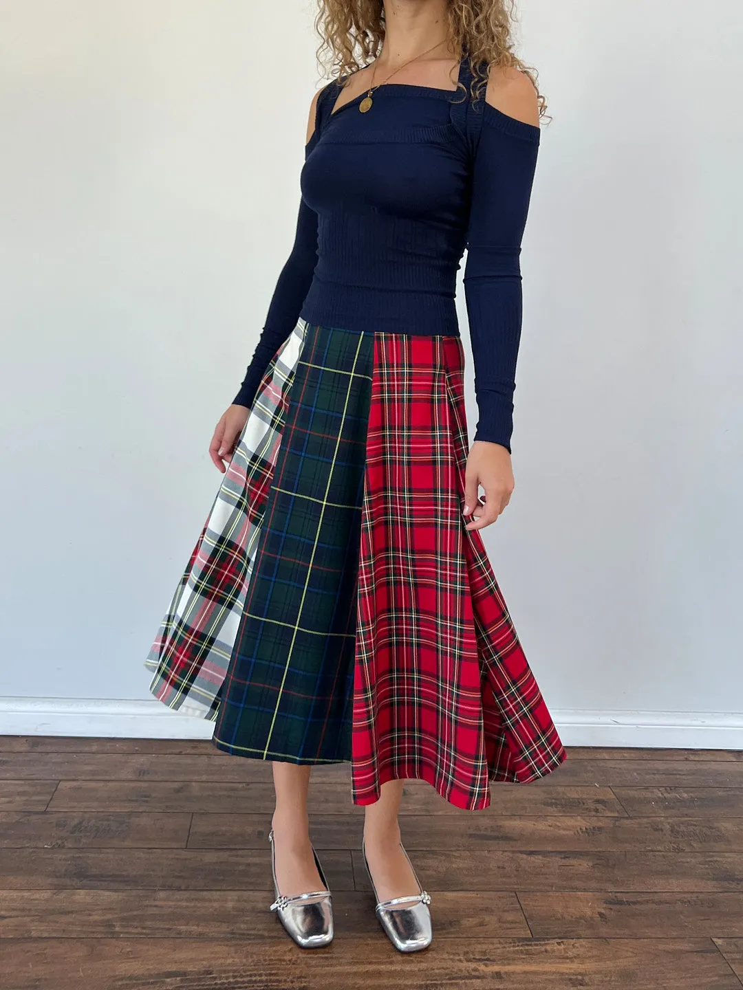 Berkley Skirt - Plaid Combo