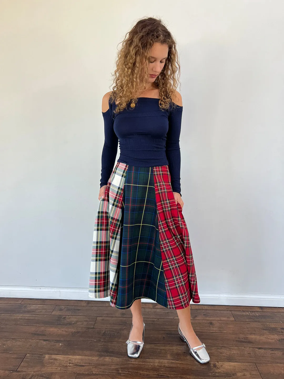 Berkley Skirt - Plaid Combo