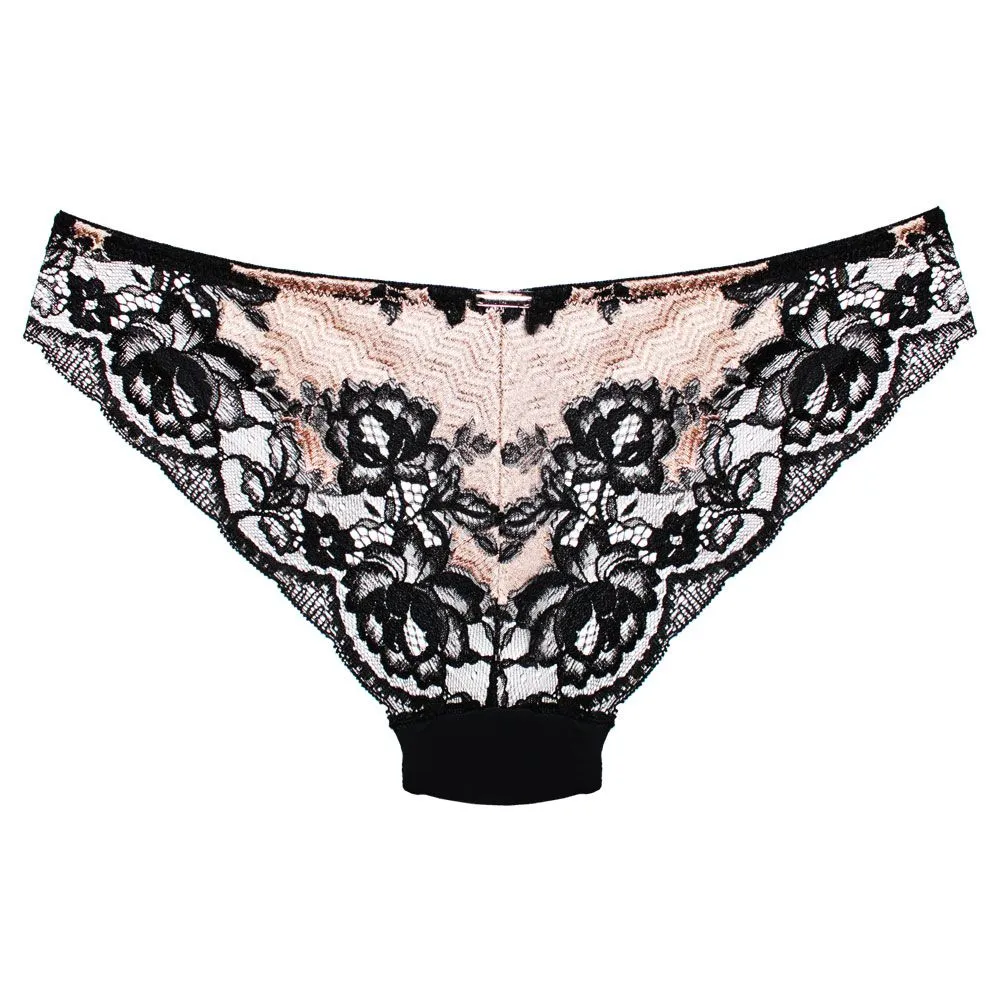 Black Gold Lace Panties