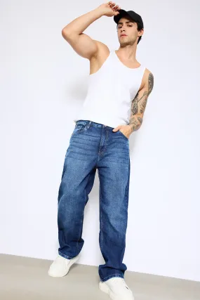 Blue Straight Men's Jeans