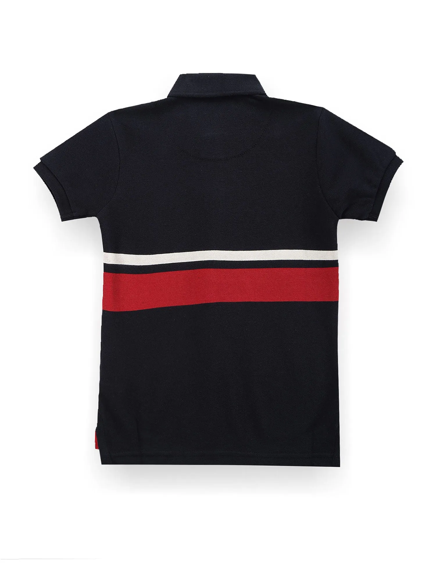 Boys Contrast Stripe Polo Shirt