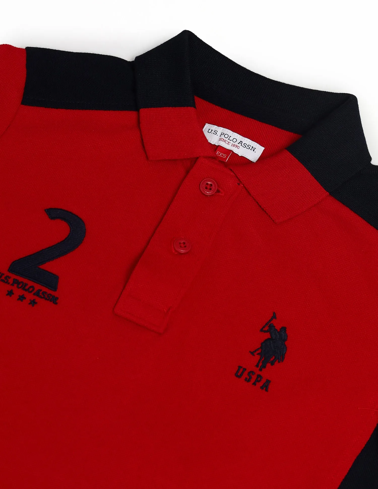 Boys Cotton Printed Polo Shirt