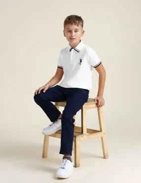 Boys Pure Cotton Regular Polo Shirt