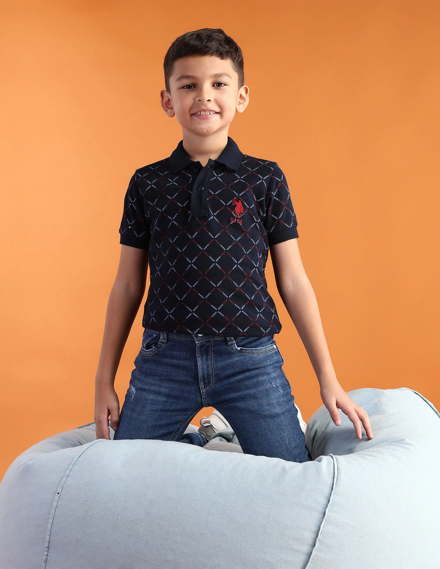 Boys Regular Fit Polo Shirt