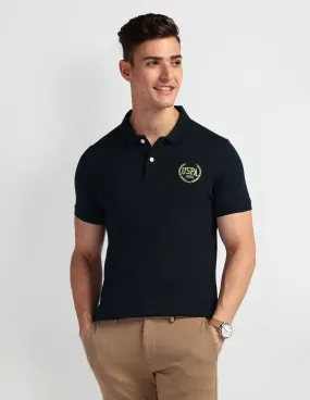 Brand Print Polo Shirt