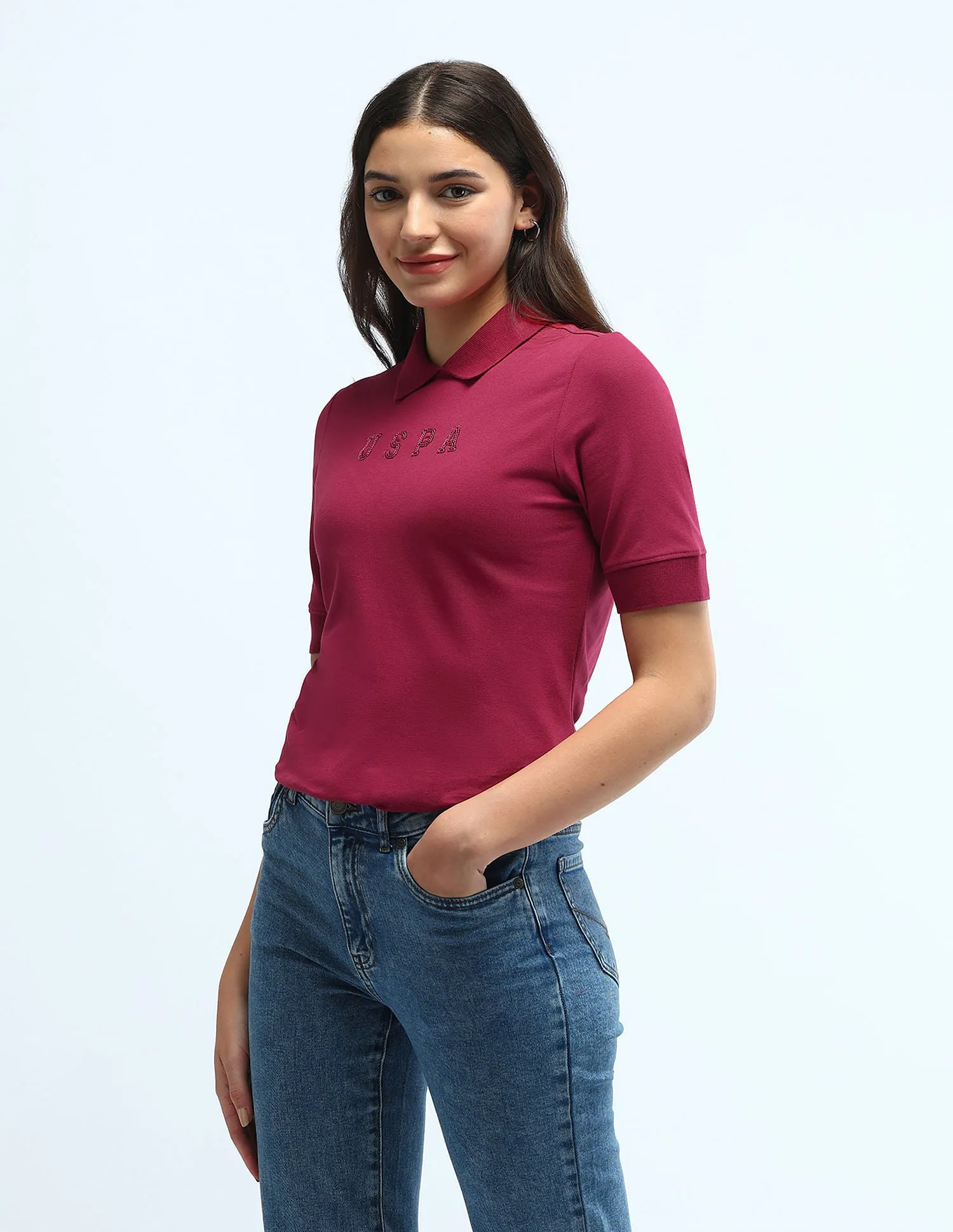 Brand Regular Fit Polo Shirt