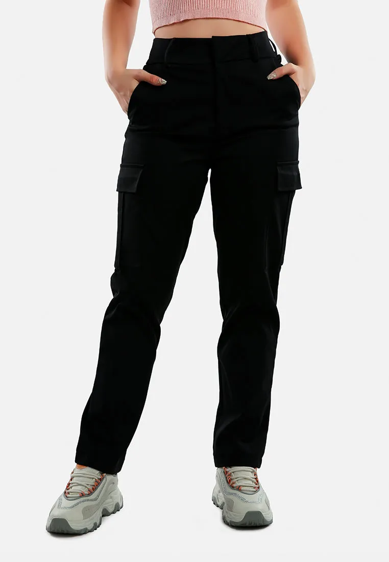 Casual High Waist Straight Pants