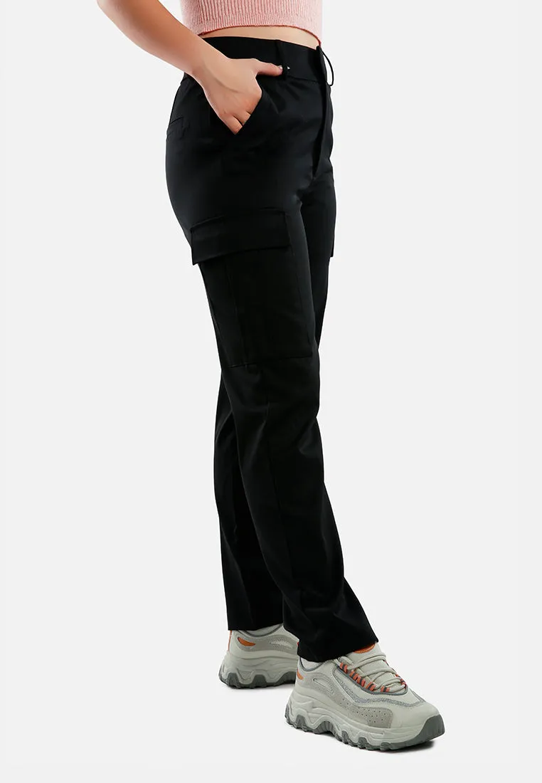 Casual High Waist Straight Pants