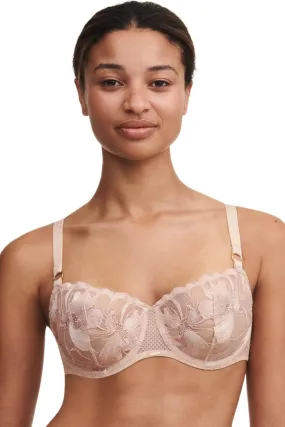 Chantelle Fleurs Demi Bra, Sugar (C12M5)