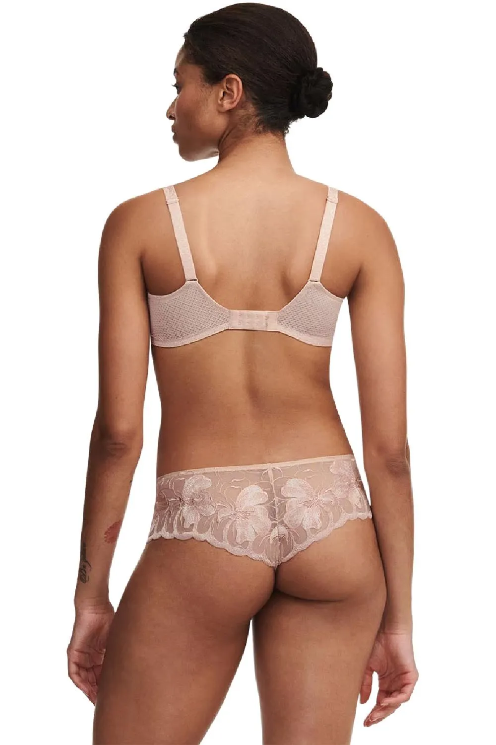 Chantelle Fleurs Demi Bra, Sugar (C12M5)