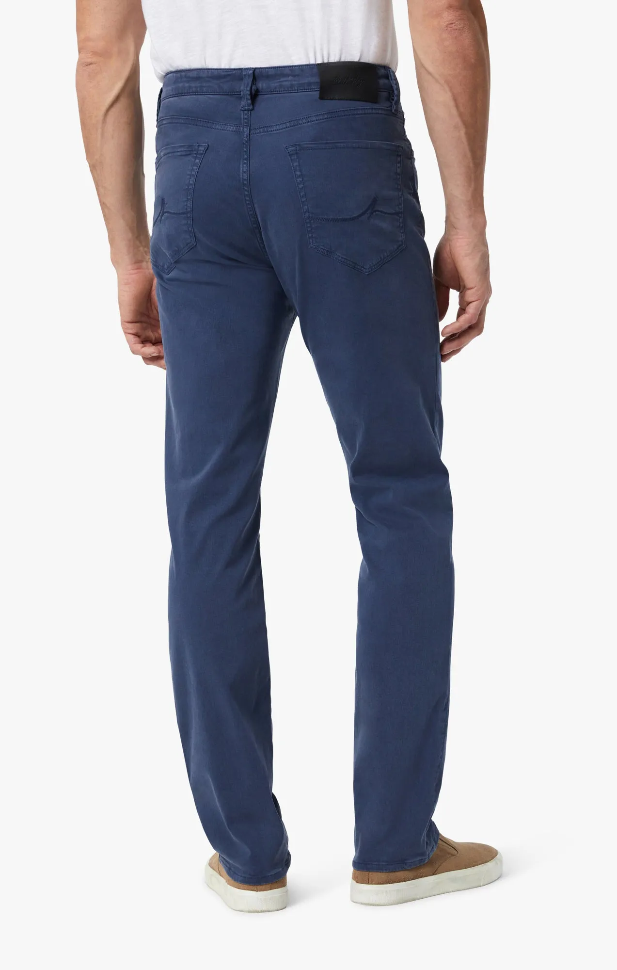 Charisma Relaxed Straight Leg Pants In Dark Denim Twill