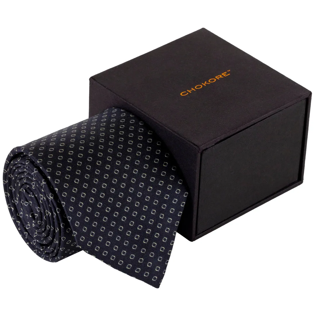 Chokore Grey Silk Tie - Indian at Heart range