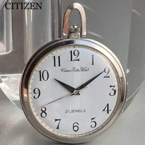 Citizen Pocket Watch Antique Manual 42mm Open Face