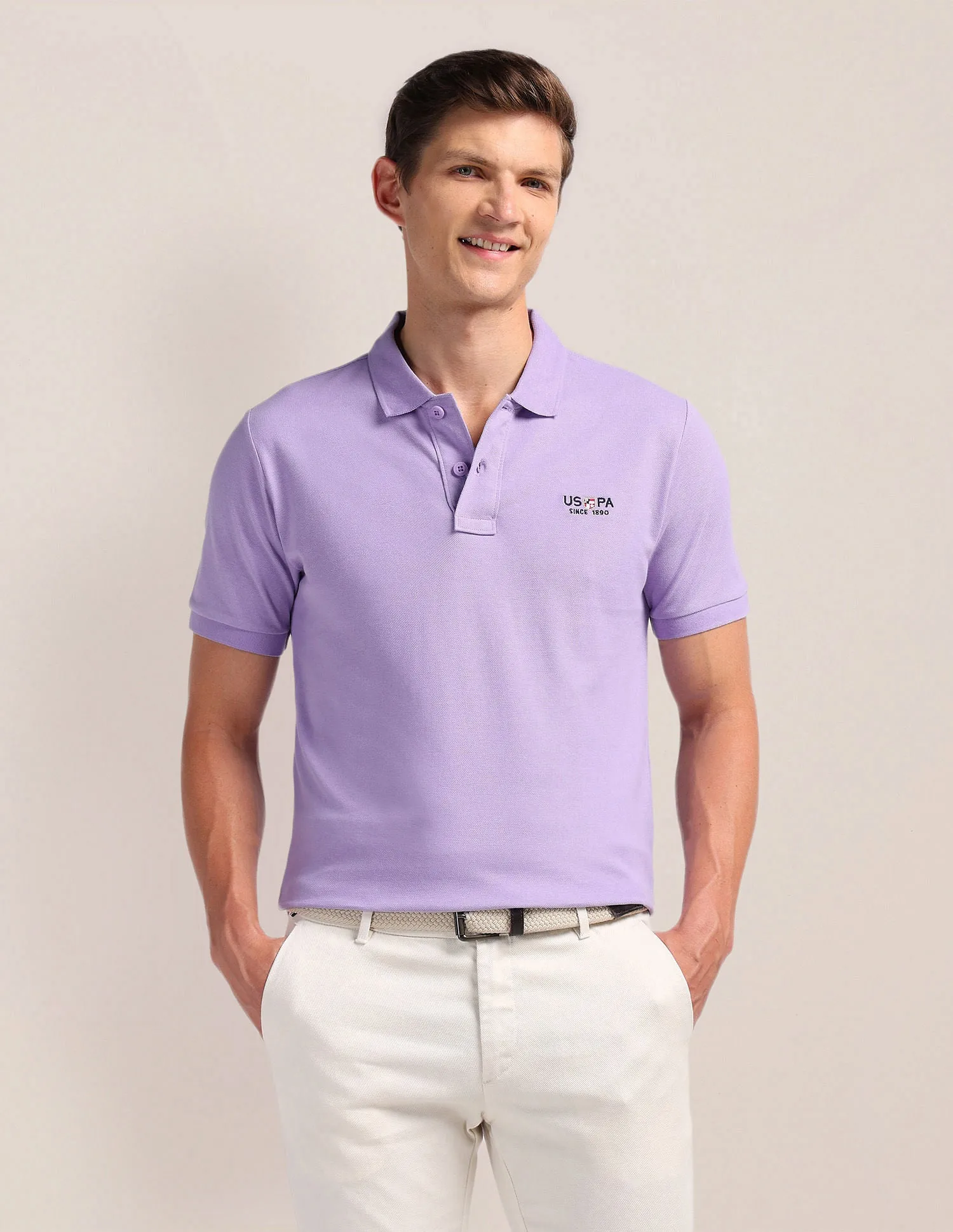 Cotton Slim Fit Polo Shirt