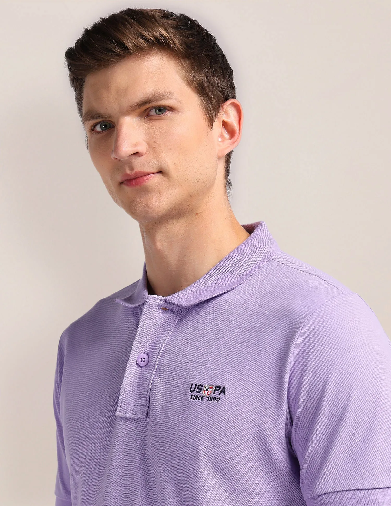 Cotton Slim Fit Polo Shirt