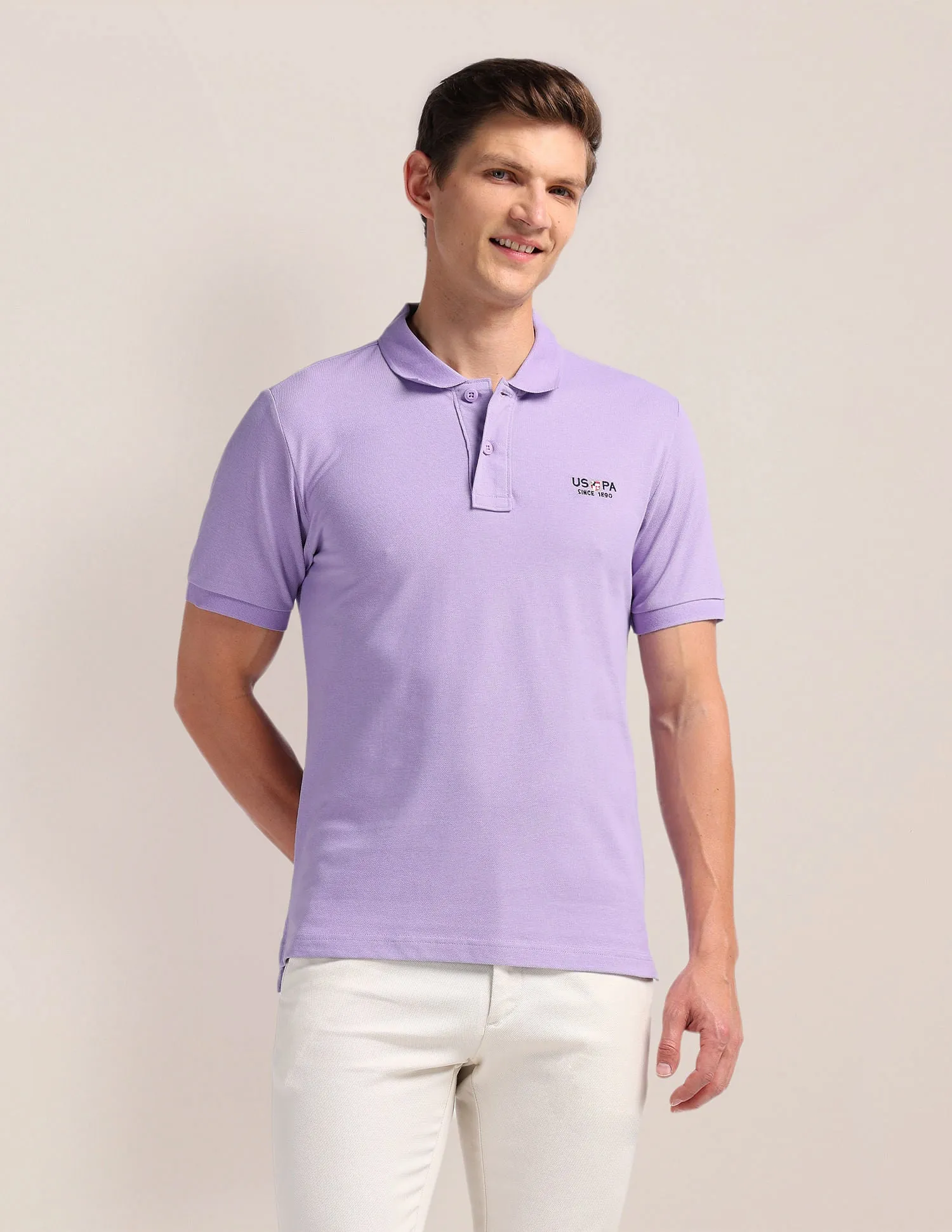 Cotton Slim Fit Polo Shirt