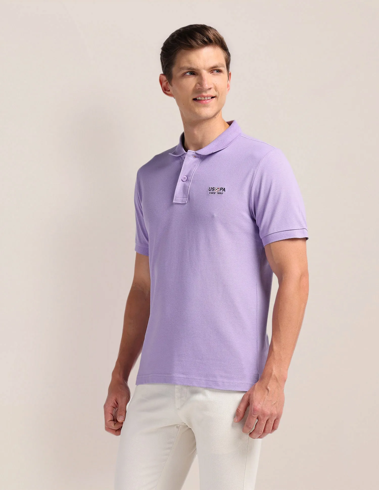 Cotton Slim Fit Polo Shirt