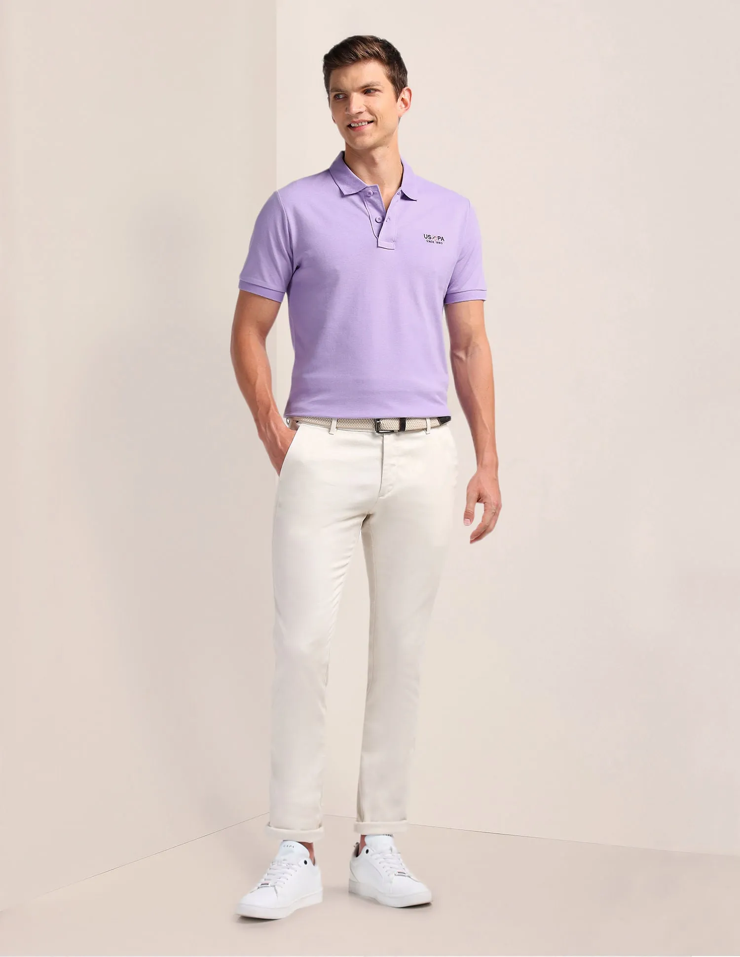 Cotton Slim Fit Polo Shirt