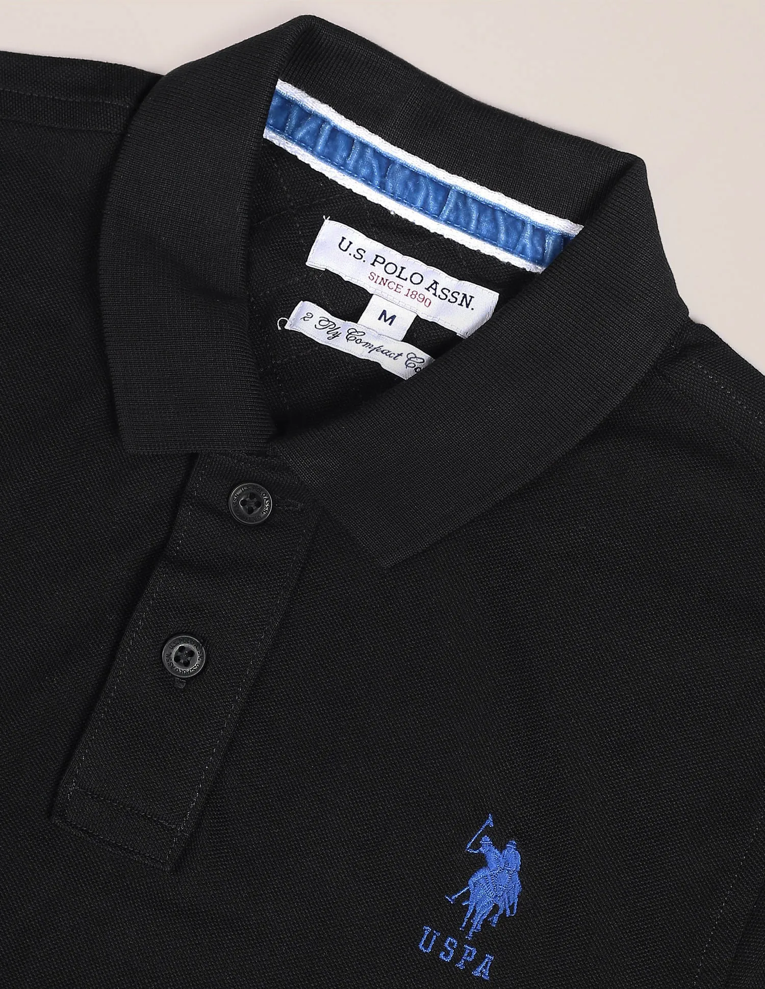 Cotton Solid Polo Shirt