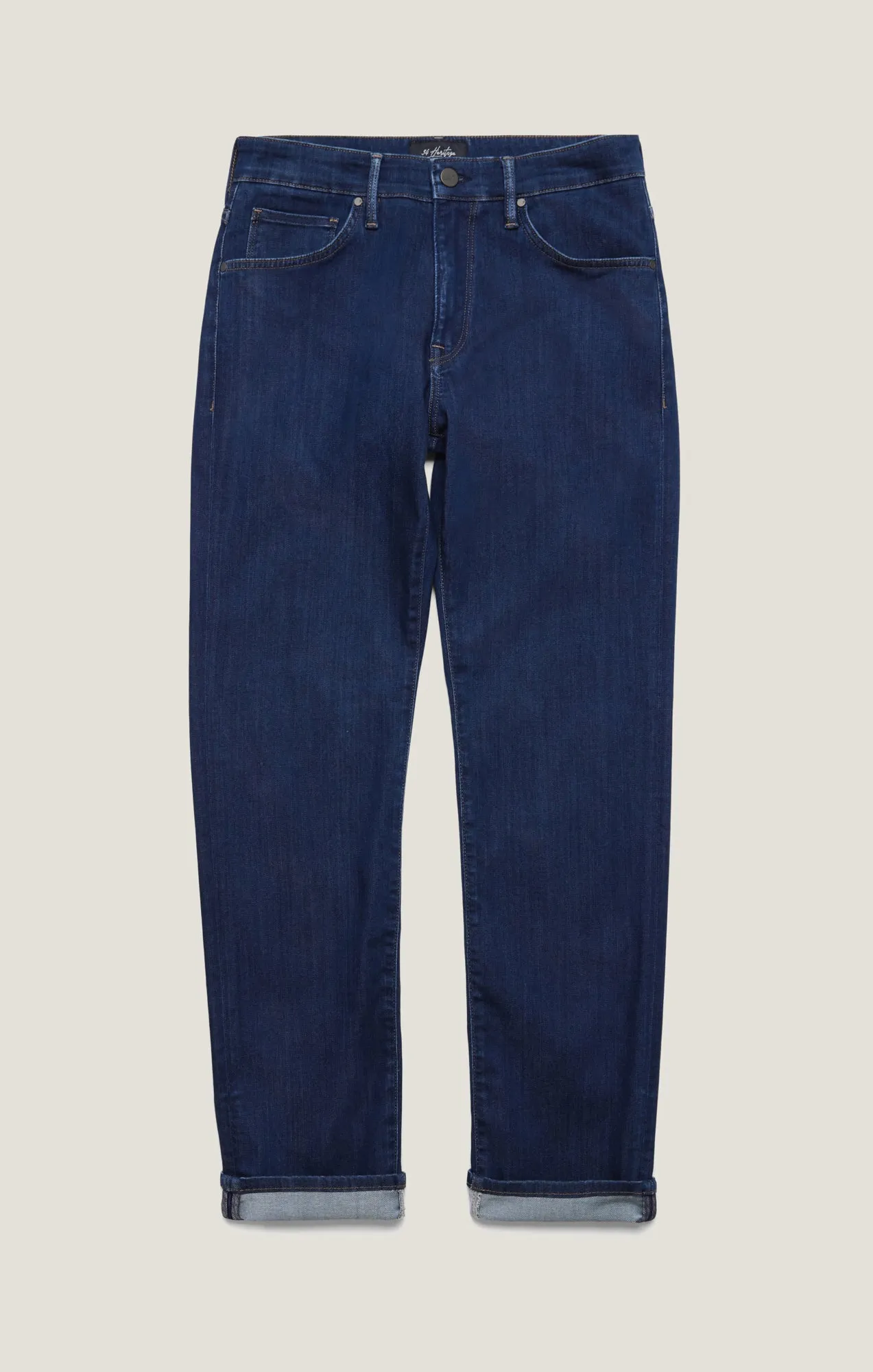 Courage Straight Leg Pants in Dark Blue Refined