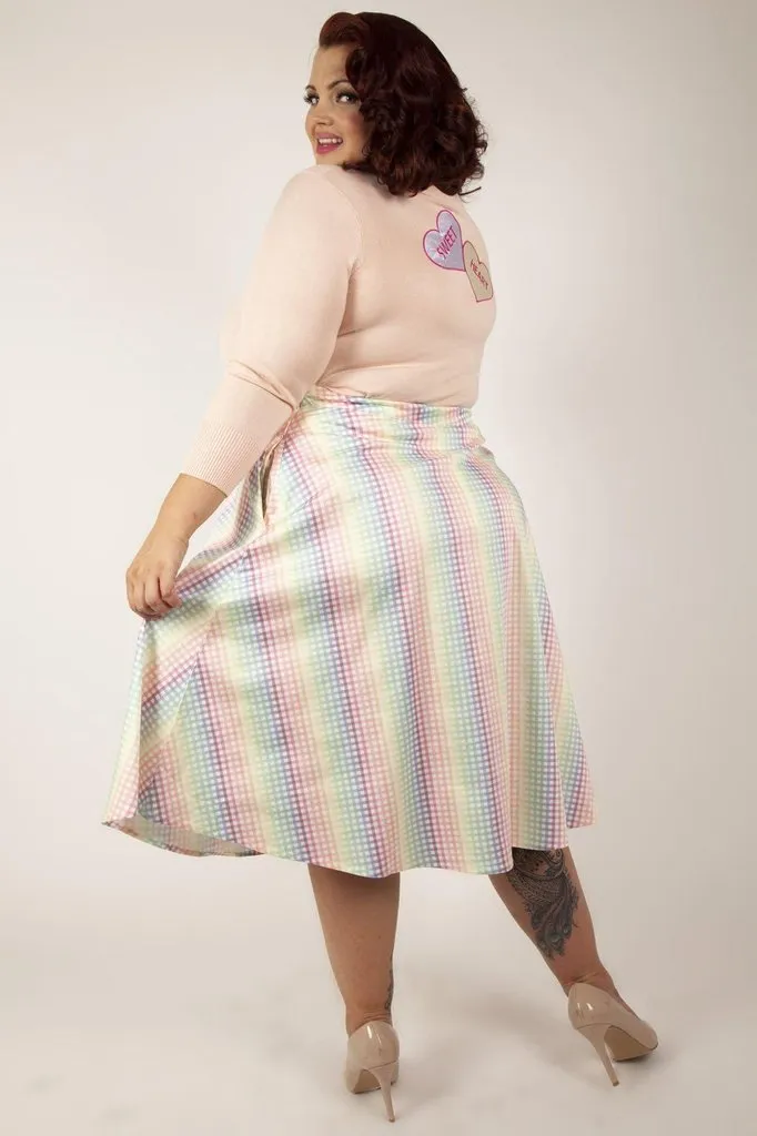 Courtney Gingham Skirt With Pockets