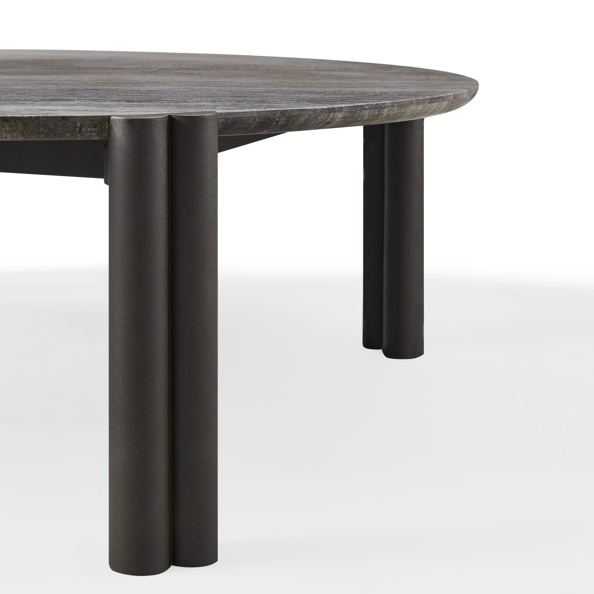 Cove Aluminum Round Coffee Table