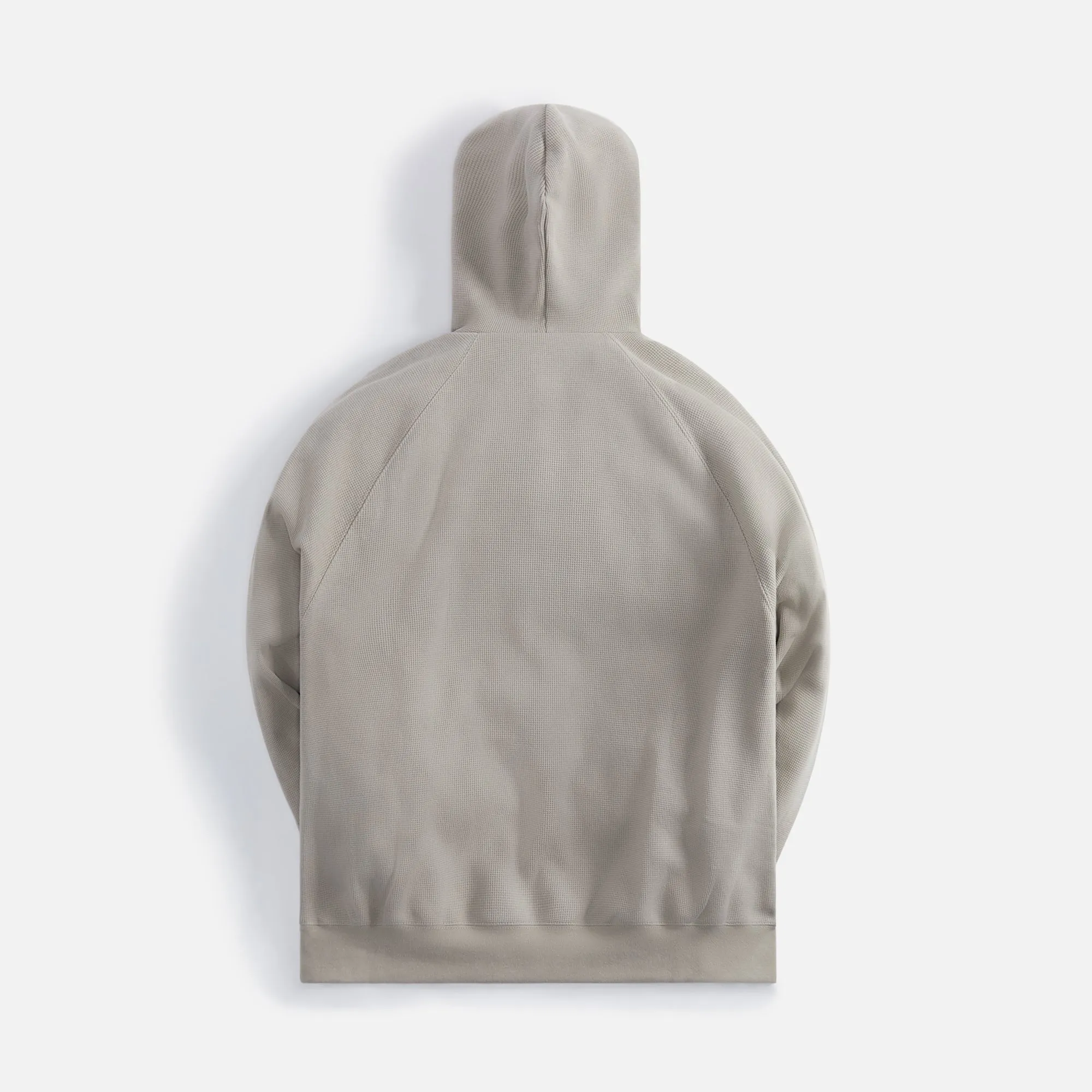 Essentials Heavy Waffle Raglan Hoodie - Seal