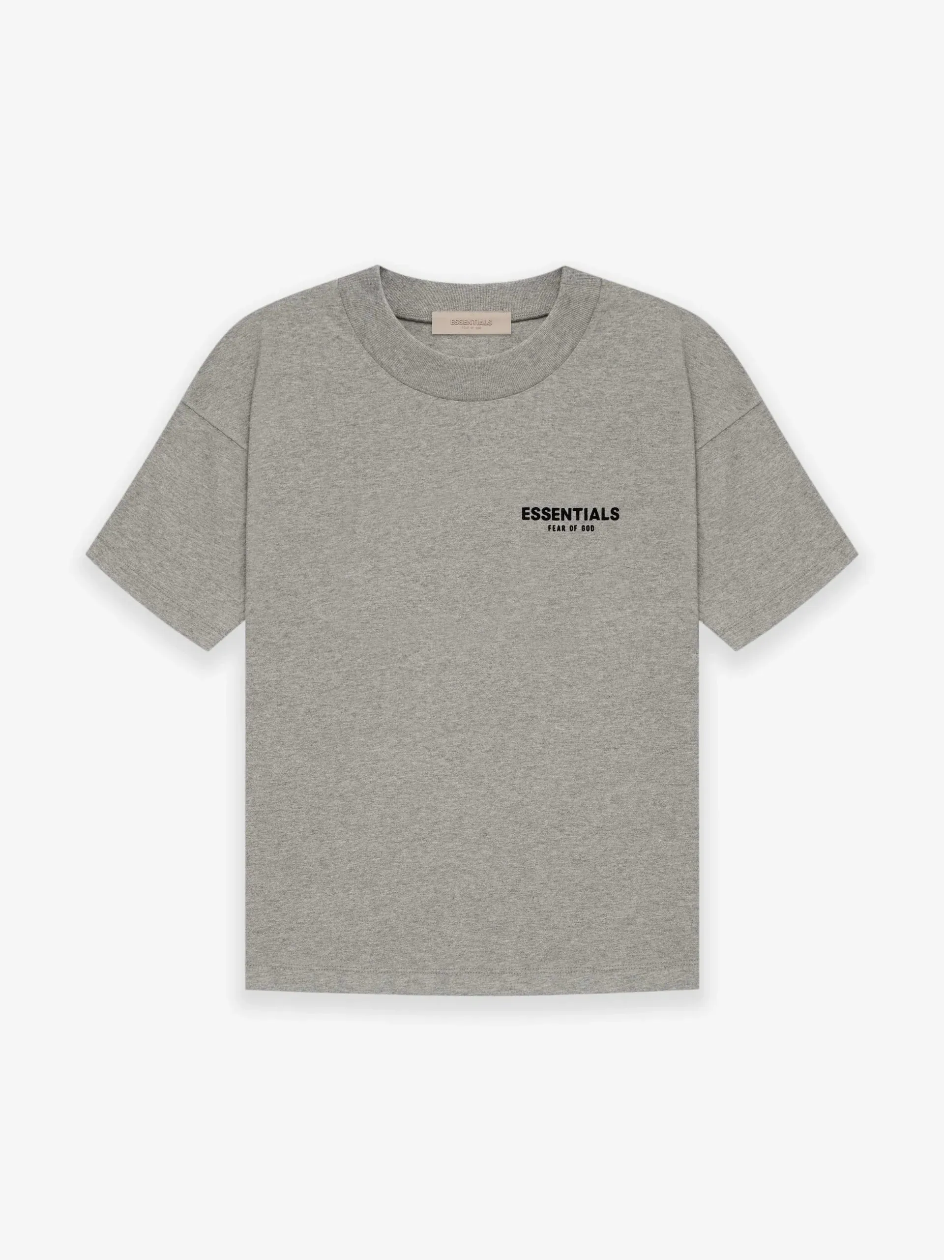 ESSENTIALS Jersey SS Tee Dark Oatmeal