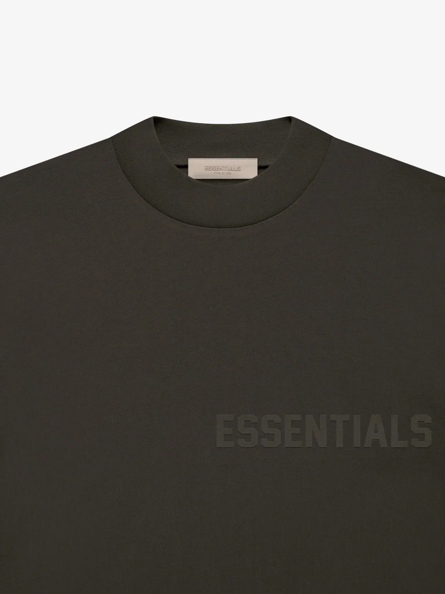 ESSENTIALS Jersey SS Tee Off Black