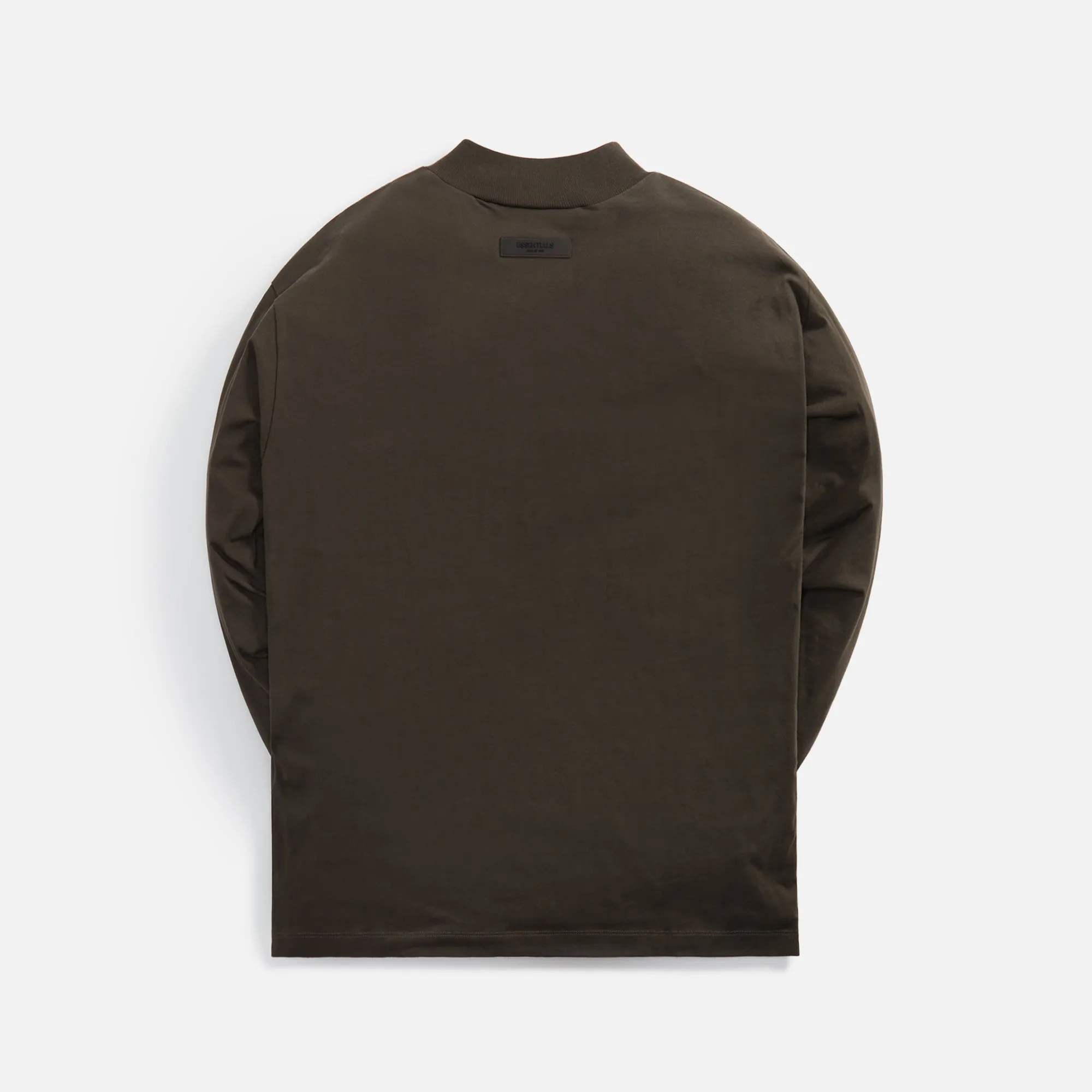 Essentials Long Sleeve Tee - Off-Black