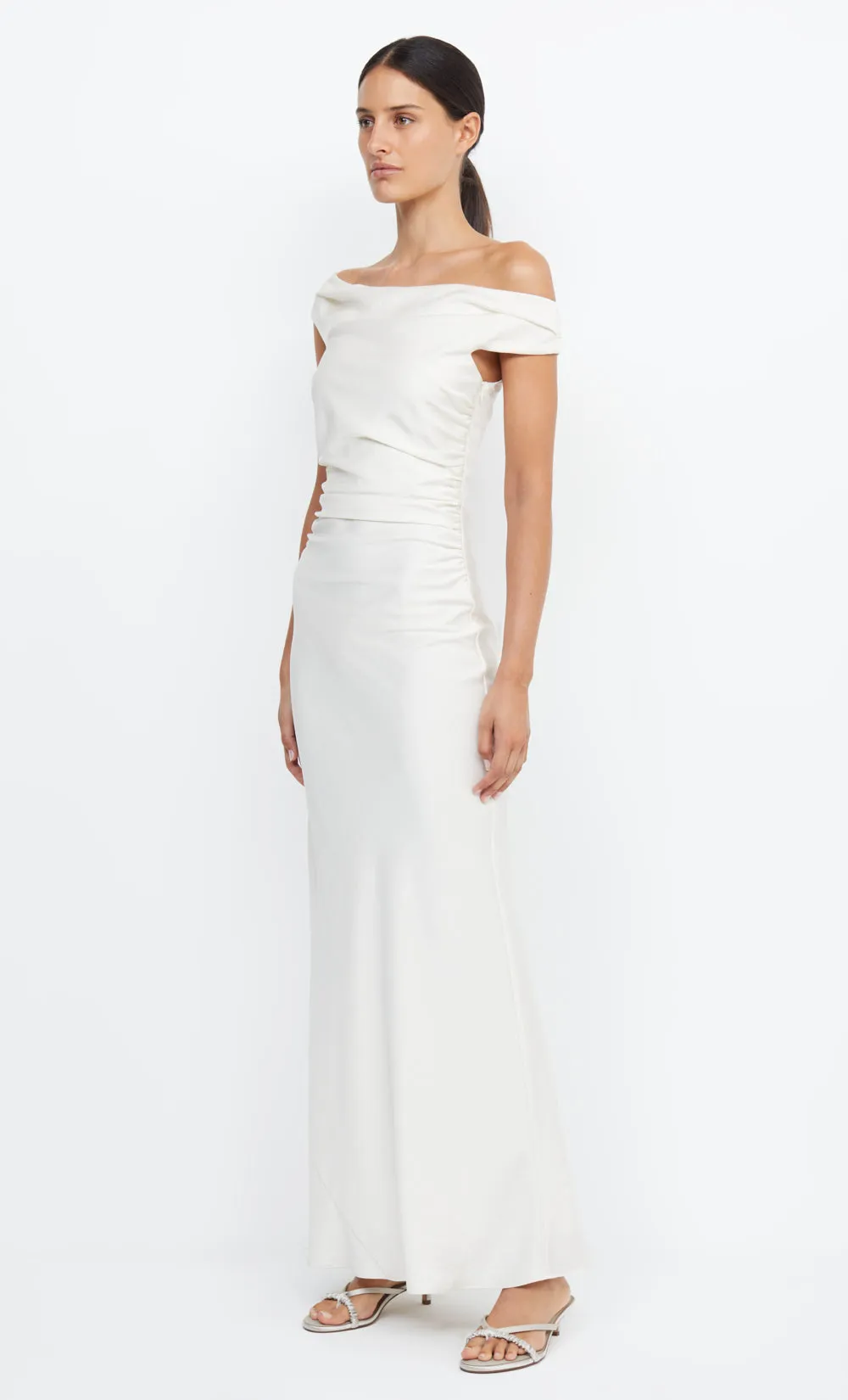 ETERNITY OFF SHOULDER MAXI - CREAM