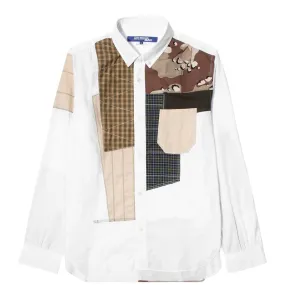 FABRIC PATCHWORK SHIRT