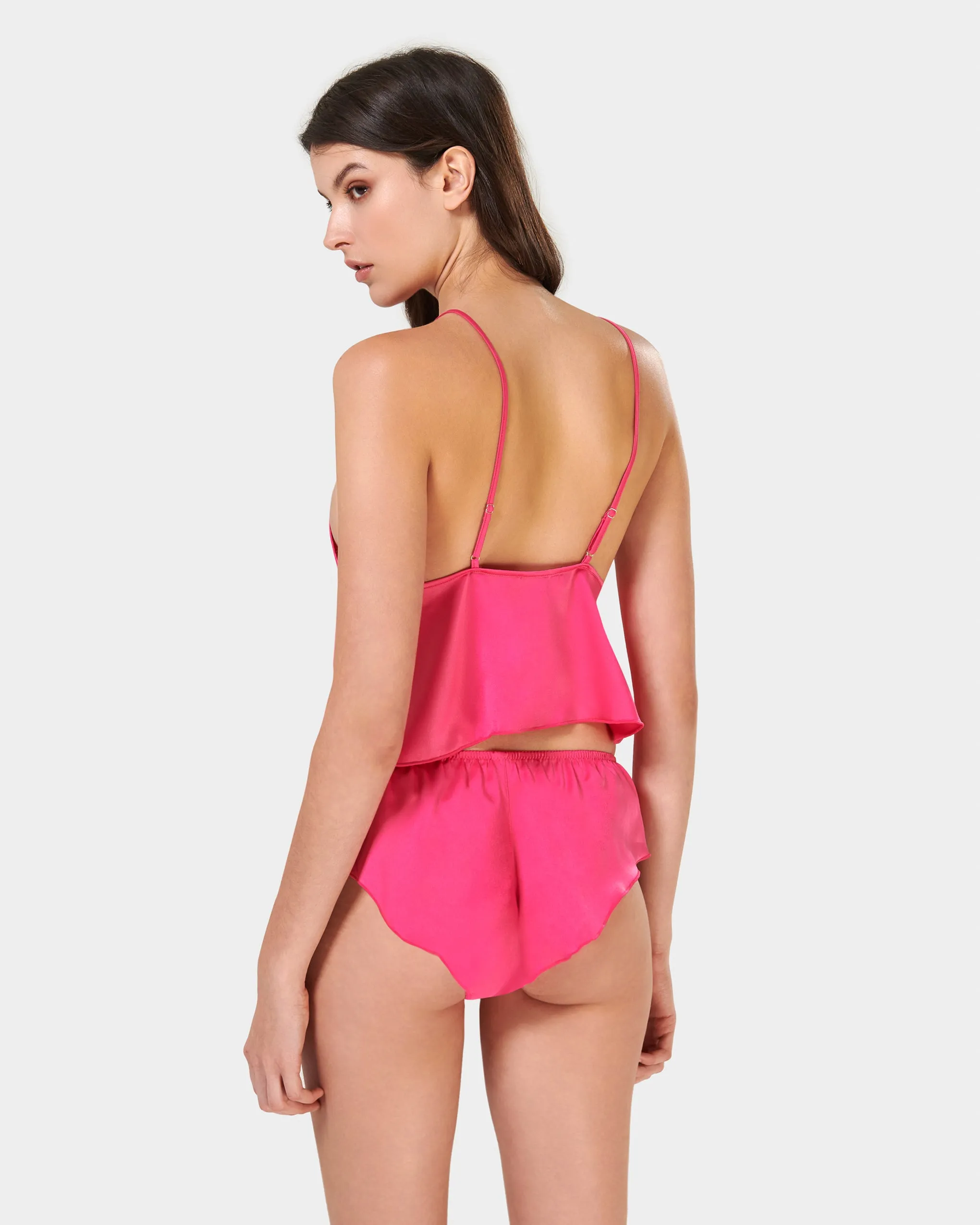 Faye Set Top e Short Fucsia