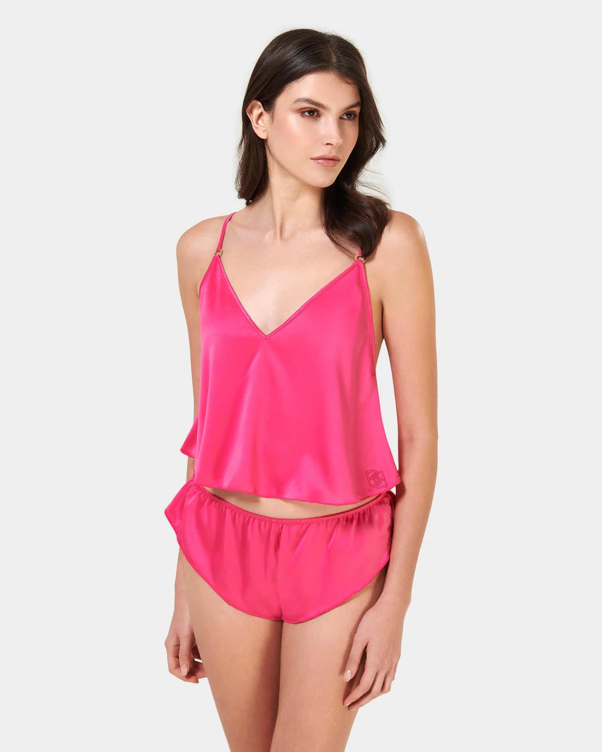 Faye Set Top e Short Fucsia