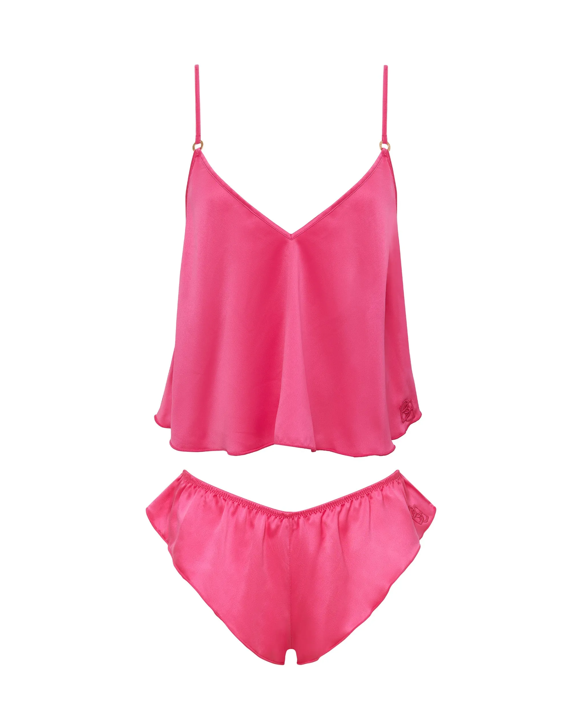 Faye Set Top e Short Fucsia