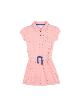 Girls Star Print Polo Dress